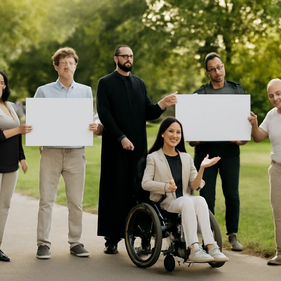 Students planning a campus advocacy event