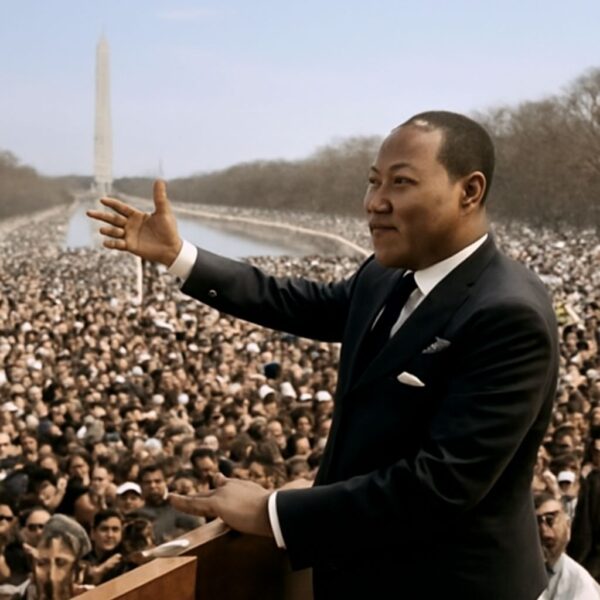 Martin Luther King Jr. delivering his I Have a Dream speech
