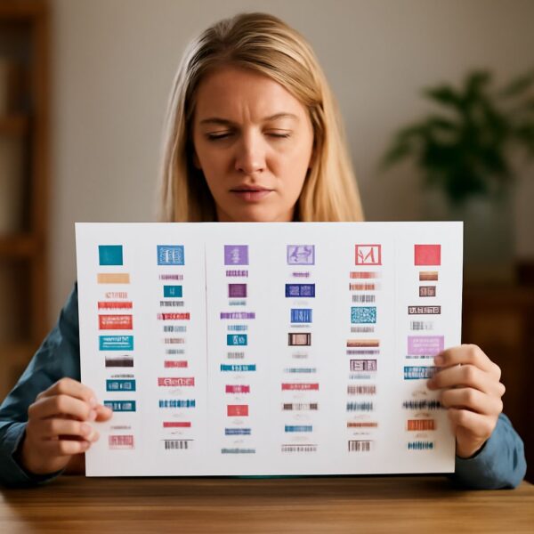 Reader comparing a framed news story with its supporting sources