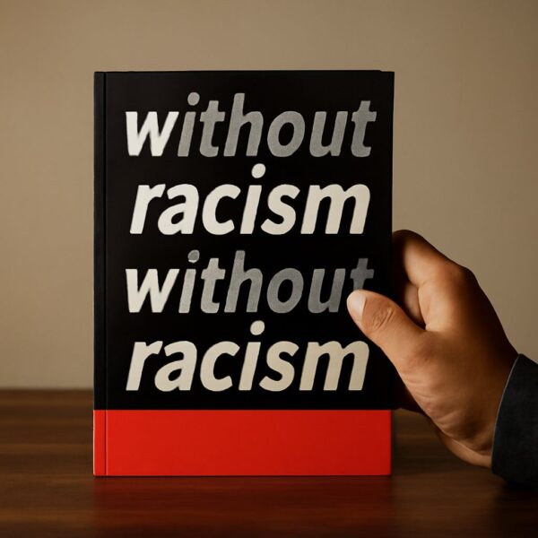 Editorial illustration explaining color-blind, cultural, and contemporary racism