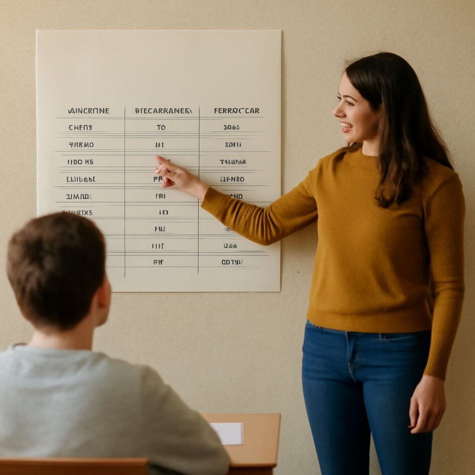 Andar preterite conjugation chart and storytelling