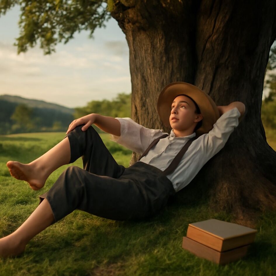 Illustration of Tom Sawyer from Mark Twain's novel